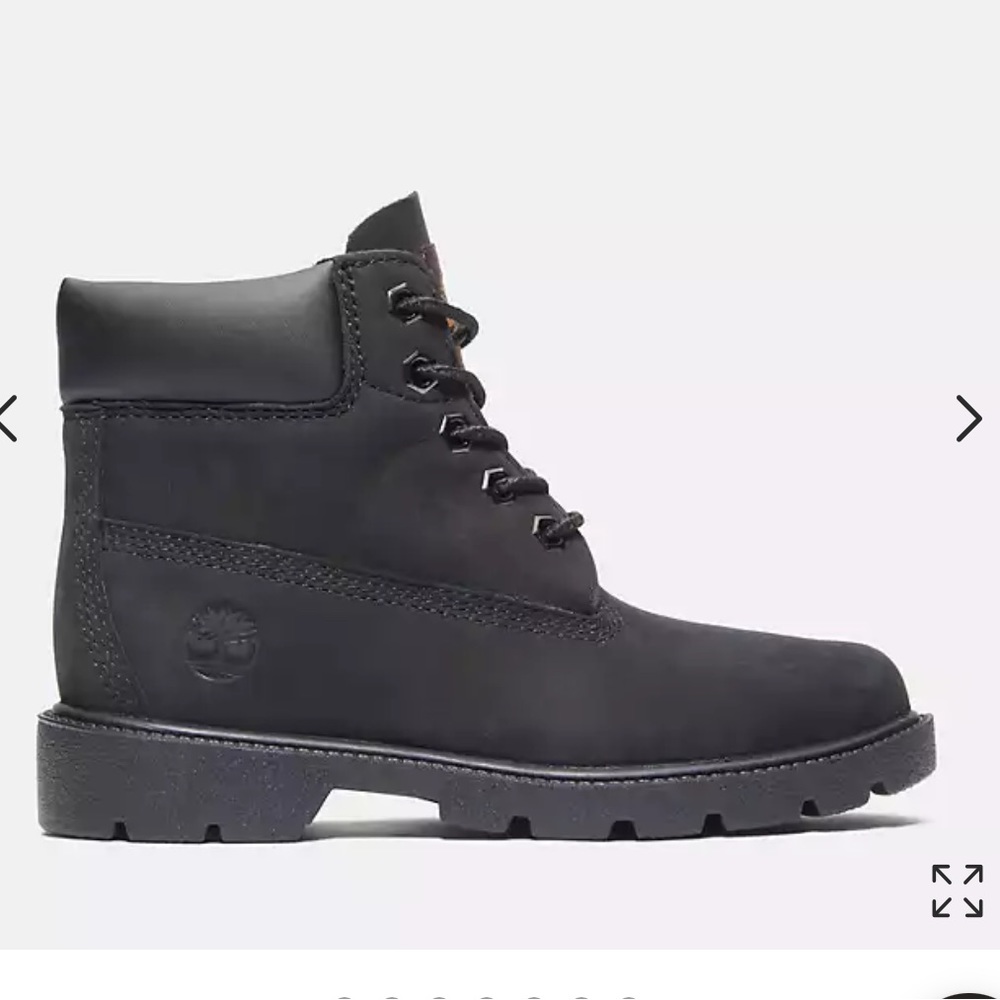 Timberland - Classic 6-Inch Waterproof Boot - Black - Size 4 (kids)/5.5 (womens)